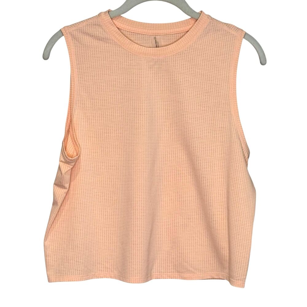 Outdoor Voices ThinkFast Mesh Cropped Muscle Tank Sleeveless Top Size Small
